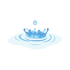 Water Ripple Vector Illustration