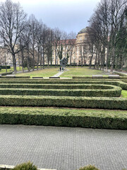Green Labyrinth A Serene Parkscape in Poznań, Poland