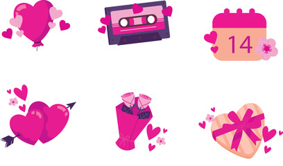 Valentine's day icon