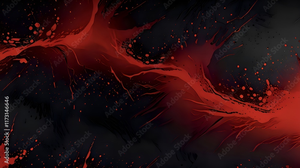 Aufkleber gradient drak red grainy color gradient background dark abstract backdrop banner poster card wallpap