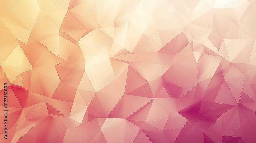 Poster abstract geometric technological background in soft color palette
