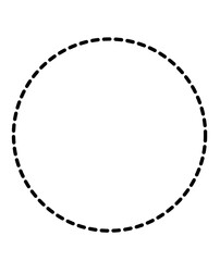 Circle clip art design on plain white transparent isolated background for card, shirt, hoodie, sweatshirt, apparel, tag, mug, icon, poster or badge