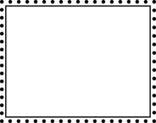 Square frame clip art design on plain white transparent isolated background for card, shirt, hoodie, sweatshirt, apparel, tag, mug, icon, poster or badge