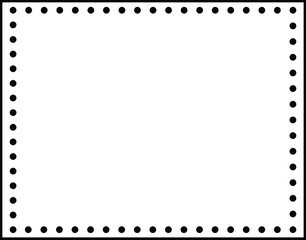 Square frame clip art design on plain white transparent isolated background for card, shirt, hoodie, sweatshirt, apparel, tag, mug, icon, poster or badge