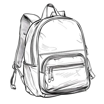 recommend clip art: backpack outline hiking trail