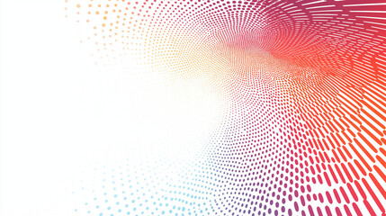 Fototapeta premium Modern Halftone Background with Dynamic Circular Wave Effect