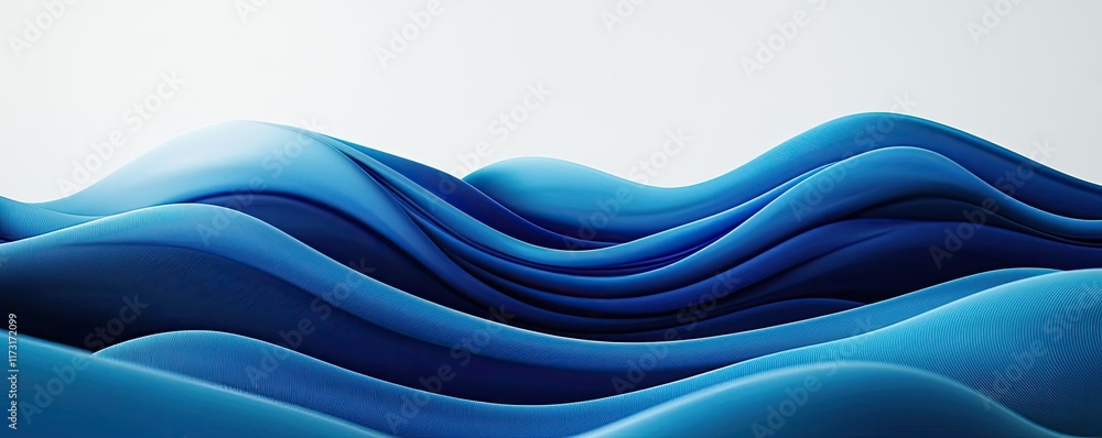 Aufkleber waves abstract background idea. abstract blue waves creating a smooth, flowing texture for creative 