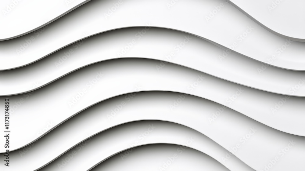 Poster abstract waves: a minimalist and contemporary design featuring smooth, undulating waves in shades of