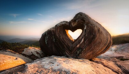 ハートの巨石