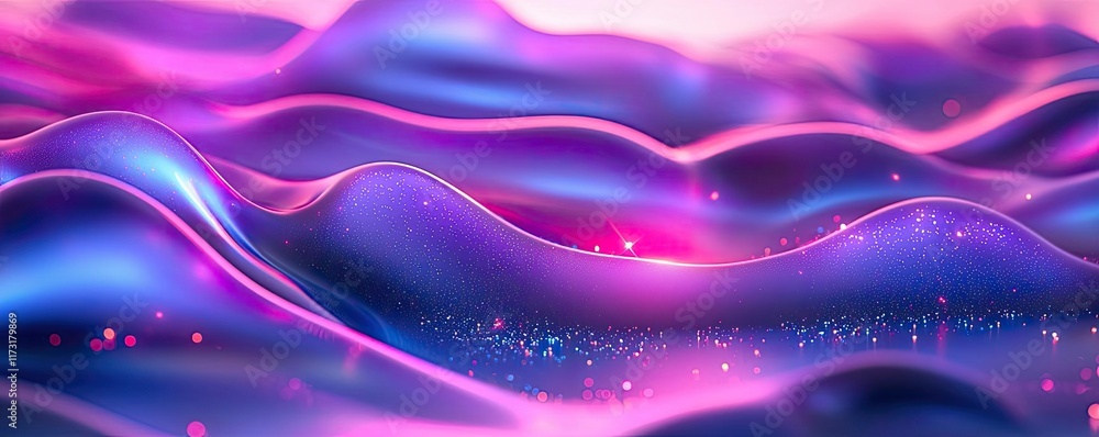 Poster splash abstract background idea. abstract waves with vibrant colors, creating a dreamy and artistic 