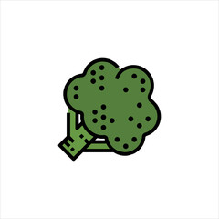 green frog on a white background