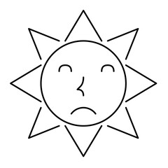 sun cartoon character