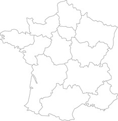 France Map Outline