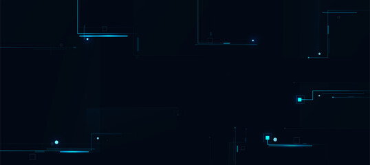 The cyber digital background and futuristic technology ,game tech background ,technology innovation event poster