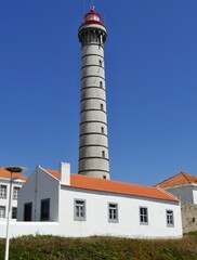 Obraz premium Lighthouse and tower Leca de Palmeira, Matosinhos - Portugal