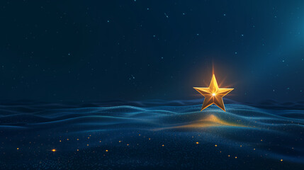 blue star background