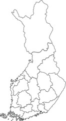 Finland Map Outline