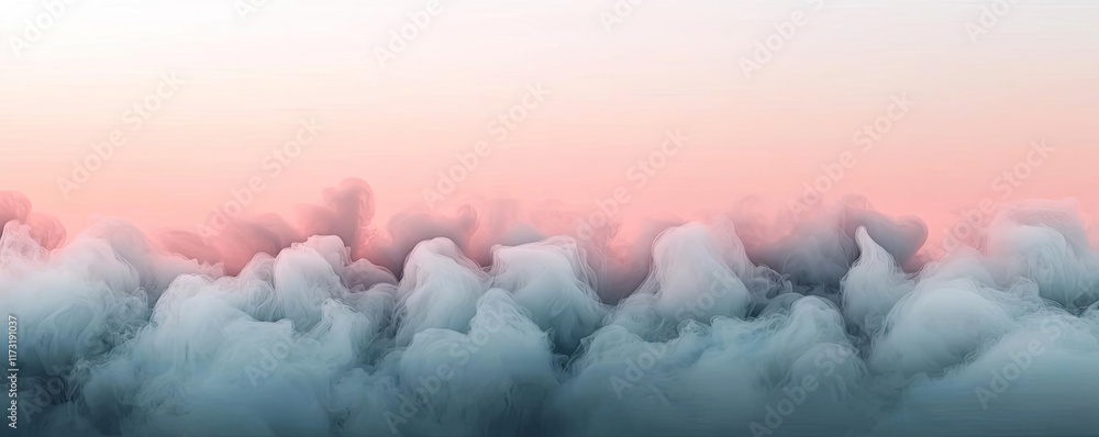 Poster smoke abstract background idea. stunning clouds illuminated by soft light create a serene and calmin