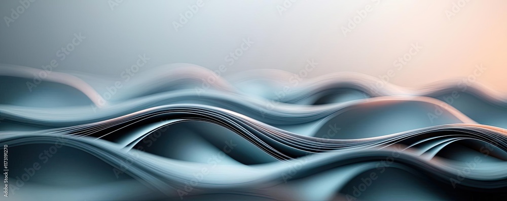 Poster smoke abstract background idea. abstract representation of flowing waves, showcasing smooth textures