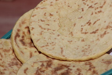 Moroccan Traditional Bread, Amazigh Bread Close Up