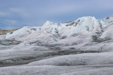 Fototapeta premium View of Islandis glacier in Qalerallit fjord (South Greenland) 
