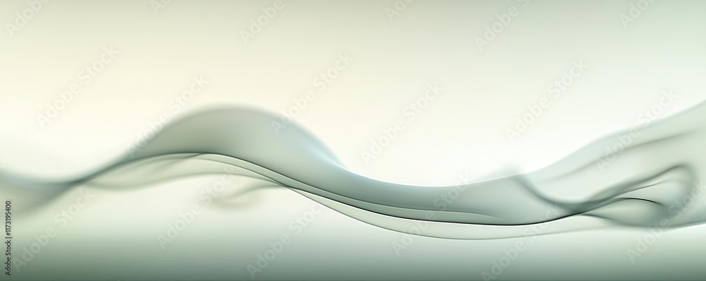 Poster smoke abstract background idea. abstract smoke waves in soft colors, creating a serene and calming a