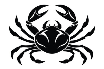 Black and white ,Crab logo icon F.eps