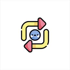 3d graphic of a symbol in a background