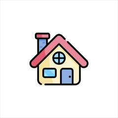 home icon on a white background