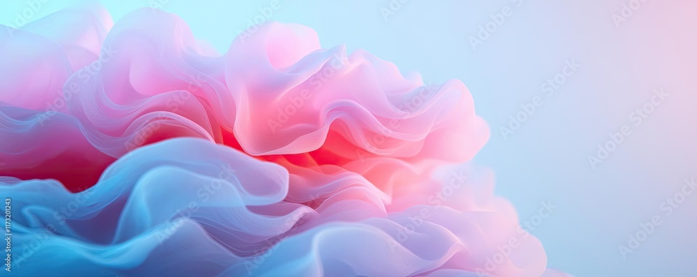 Poster soft abstract background concept. abstract art featuring colorful flowing shapes for modern design a