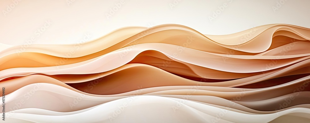Poster smoke abstract background idea. abstract waves of soft colors create a smooth, flowing background te