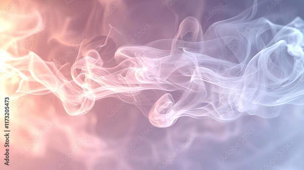 Poster smoke abstract background idea. abstract colorful smoke swirling in the air, creating a mystical and