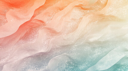 Fototapeta premium Soft gradient background with subtle waves in warm colors