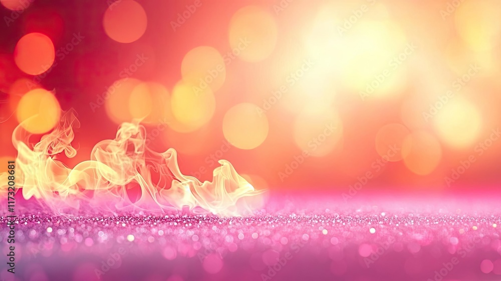 Poster smoke abstract background idea. a vibrant abstract background featuring soft flames and colorful bok