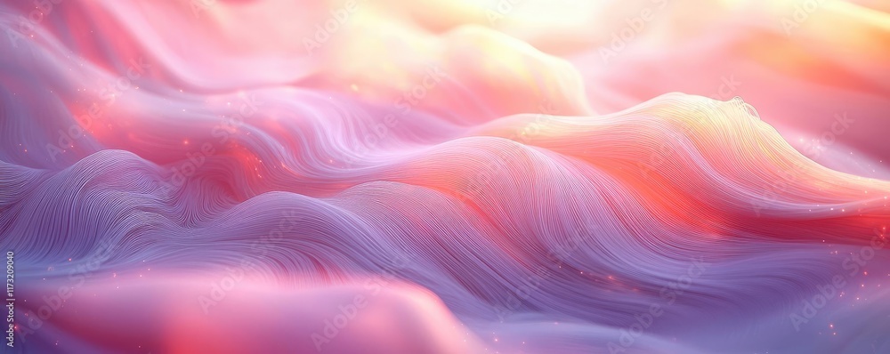 Poster soft abstract background concept. abstract wavy texture with soft pastel colors and ethereal lightin