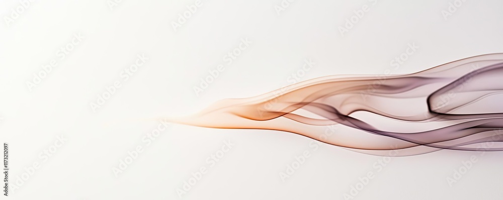Poster smoke abstract background idea. abstract illustration of flowing smoke in soft colors, creating a se