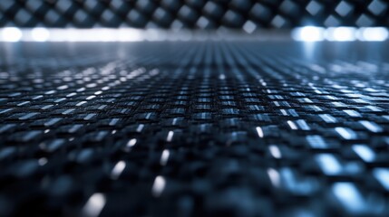 Fototapeta premium High-Tech Carbon Fiber Background with a Modern Aesthetic