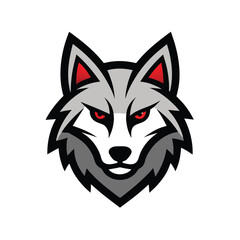 wolf head illustration