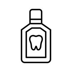 Mouthwash Vector Icon