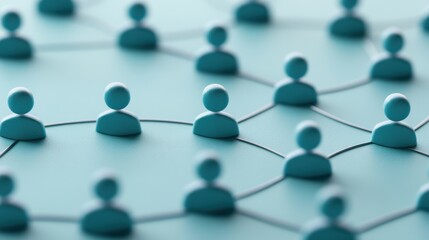 Business collaboration and connections. Abstract depiction of interconnected networks representing governance frameworks across industries.