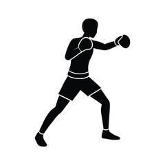 silhouette of a person with a ball