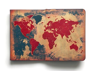 passport cover silhouette with sleek design