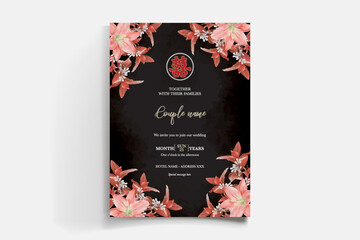 floral bridal shower invitation templates