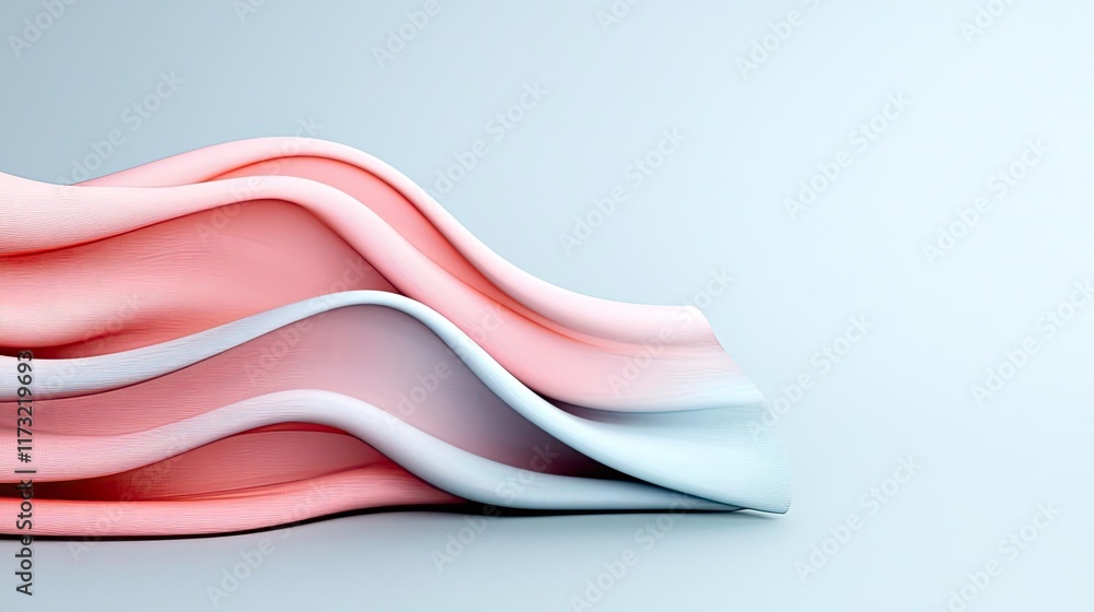 Poster pastel abstract background idea. abstract wave patterns in pastel colors create a soothing and moder