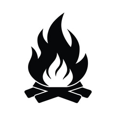 fire icon on a white background