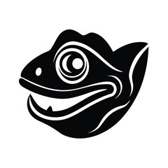 fish cartoon isolated on white