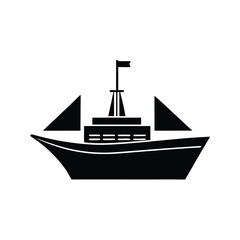 ship silhouette illustration