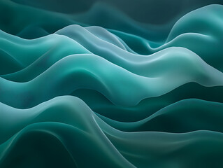 Obraz premium Abstract Gradient Background in Green and Blue with Grainy Texture,texture, blur, abstract, background,Green abstract geometric scratches, abstract poster with wavy lines and circles,High-resolution