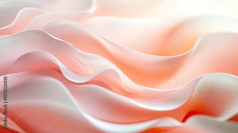 Poster pastel abstract background idea. soft waves of pastel colors create a serene and calming visual expe
