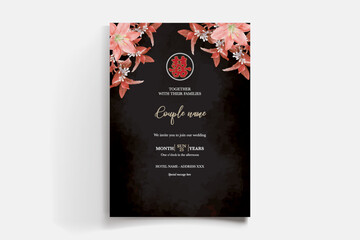 floral bridal shower invitation templates